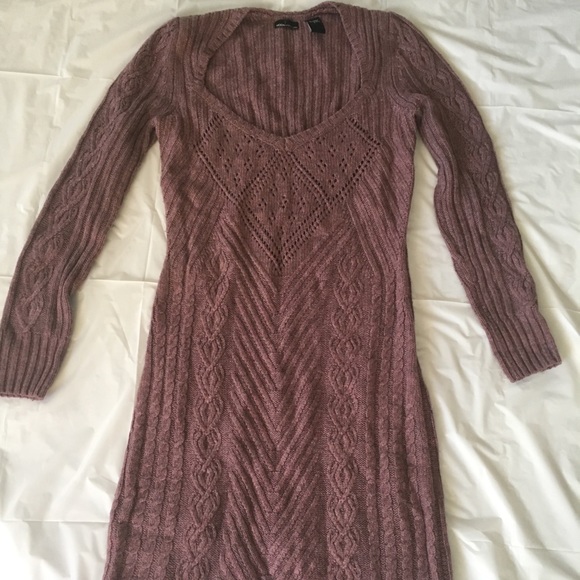 moda international sweater dress